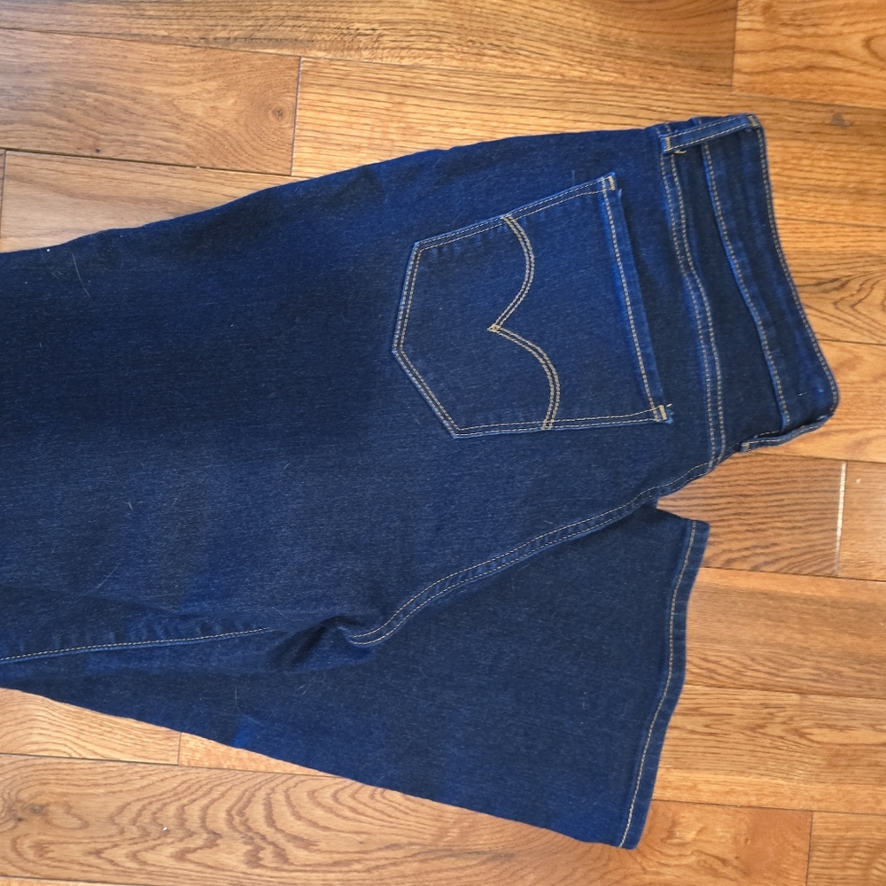 LEVI's Dark 725 Highrise Bootcut Jeans SZ 14/33
